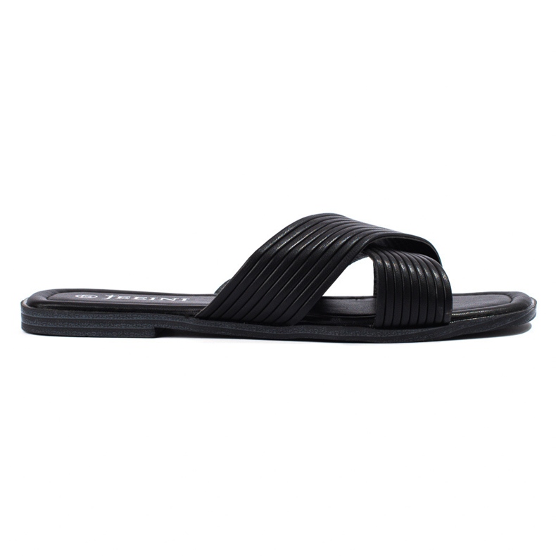 TRENDI Komfortable klassiske flip-flops sort 2