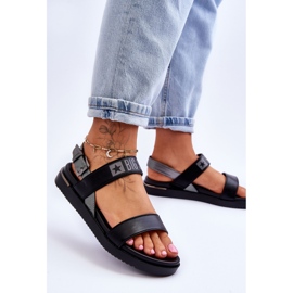 Flade sandaler til kvinder Big Star LL274938 Sort 2