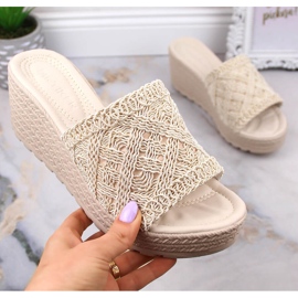 Damesandaler beige Artiker 52C1289 1
