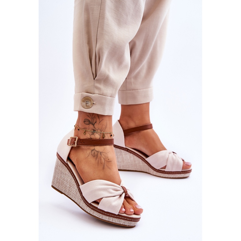 Damesandaler Light Beige Daphne 2