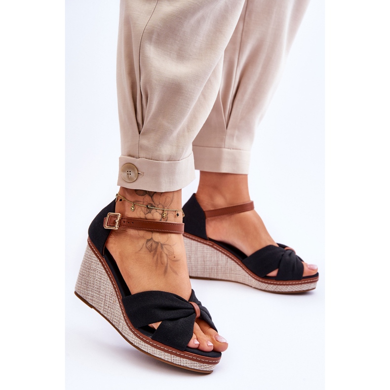 Damesandaler Sort Daphne 2