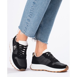 W. Potocki Sneakers på tykke såler Potocki sorte 1