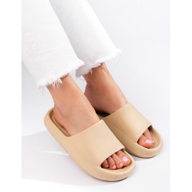 Shelovet creme hjemmesko til kvinder beige 2