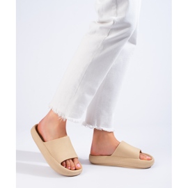 Shelovet creme hjemmesko til kvinder beige 1