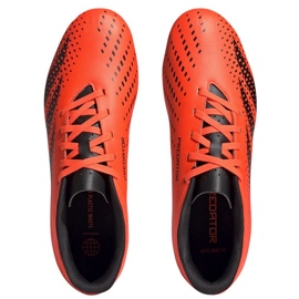 Adidas Predator Accuracy.4 Fg M GW4603 fodboldsko orange appelsiner og røde 2