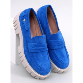 Platform loafers Chandra Blue blå 1