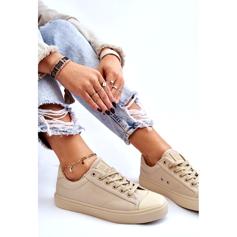 Klassiske lave sneakers Big Star LL274094 Beige 1