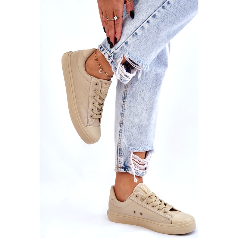 Klassiske lave sneakers Big Star LL274094 Beige 6