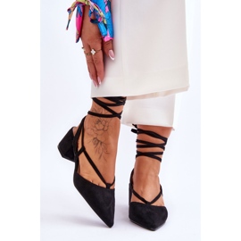 PG1 Sort Carlotte Knotted Low Heel Pumps 1