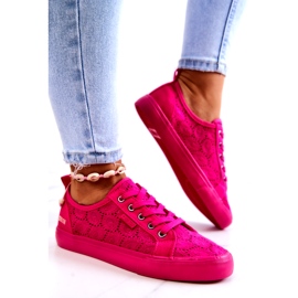 Openwork sneakers Big Star JJ274060 Pink lyserød 4