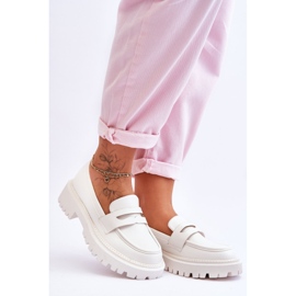 White Riverside Slip On Platform Mokkasiner hvid 1