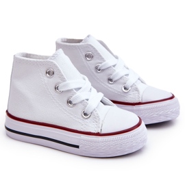 Højtop-sneakers til børn, hvid 5