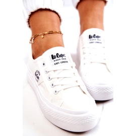 Sneakers på Lee Cooper LCW-22-31-0837L Hvid platform 4