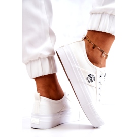 Sneakers på Lee Cooper LCW-22-31-0837L Hvid platform 2