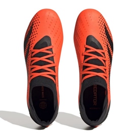 Adidas Predator Accuracy.3 Fg M GW4591 fodboldsko appelsiner og røde rød 3