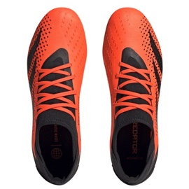 Adidas Predator Accuracy.3 Fg M GW4591 fodboldsko appelsiner og røde rød 6