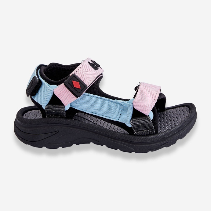 Lee Cooper børnesandaler LCW-23-34-1687 Blå-Pink lyserød 1