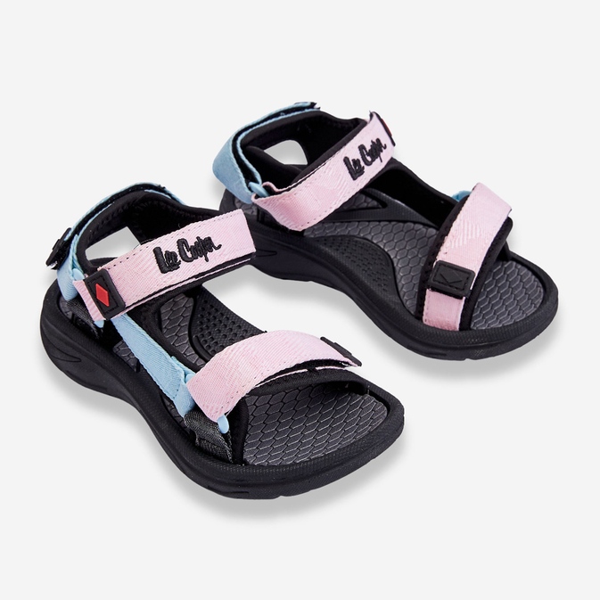 Lee Cooper børnesandaler LCW-23-34-1687 Blå-Pink lyserød 2