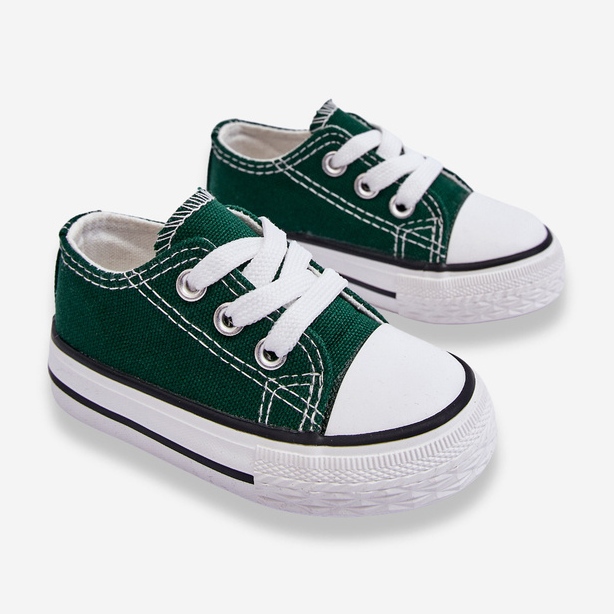 Klassiske børnesneakers Grøn Filemon 2
