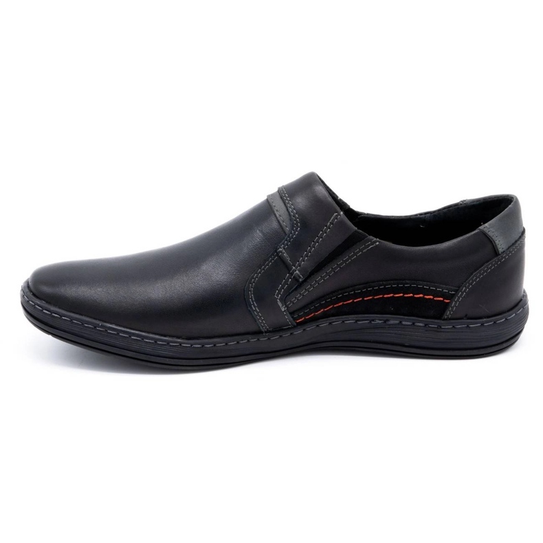 Olivier Mænds læder loafers 520 sort 1