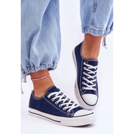 FR1 Klassiske lave sneakers til kvinder Navy Blue Vegas blå 2