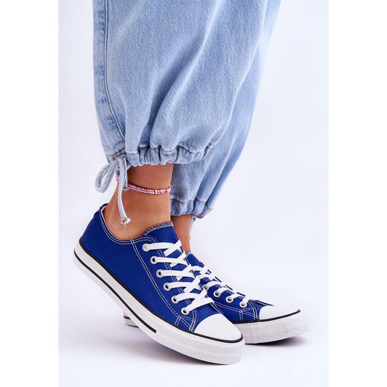 FR1 Klassiske lavtop sneakers til kvinder Blue Vegas blå 1