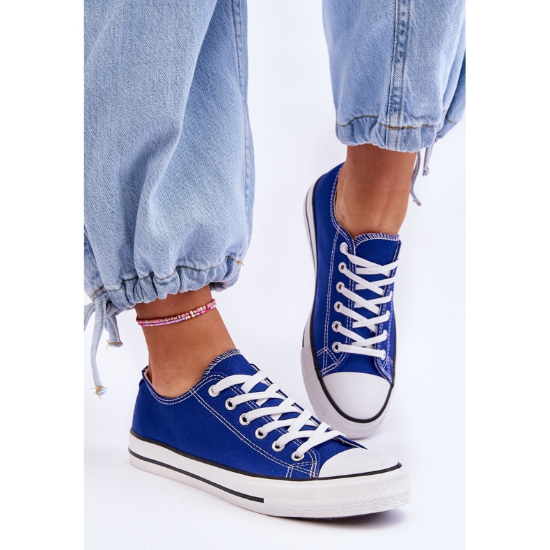 FR1 Klassiske lavtop sneakers til kvinder Blue Vegas blå 2