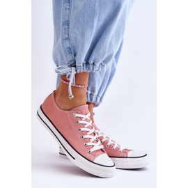 FR1 Klassiske lave sneakers til kvinder Dark Pink Vegas lyserød 1