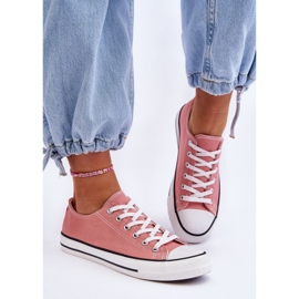 FR1 Klassiske lave sneakers til kvinder Dark Pink Vegas lyserød 2