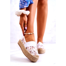 FE1 Hvid Berkaley Slip-On Espadrilles til kvinder 1